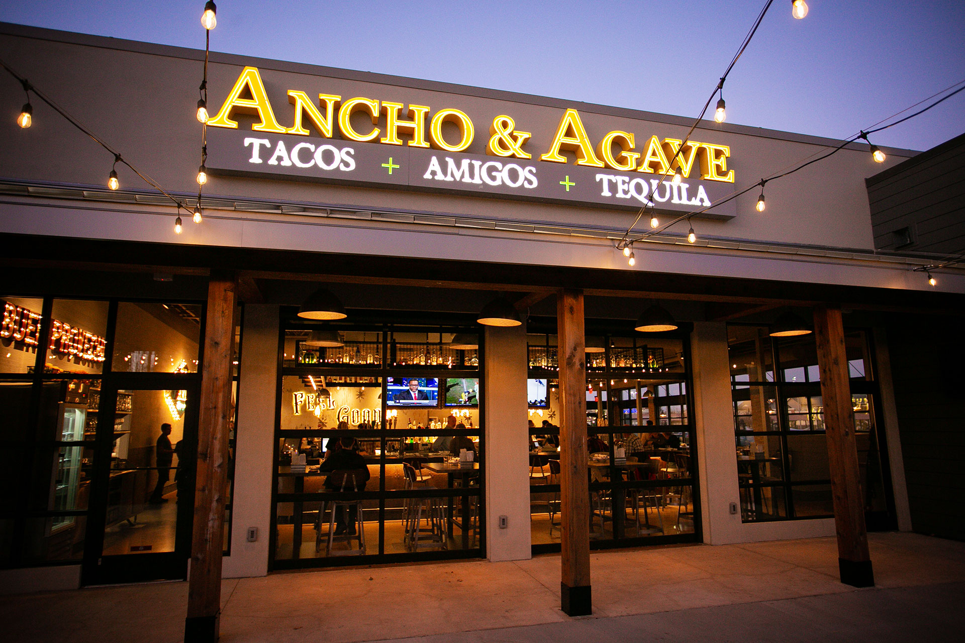 Ancho & Agave  tacos + amigos + tequila